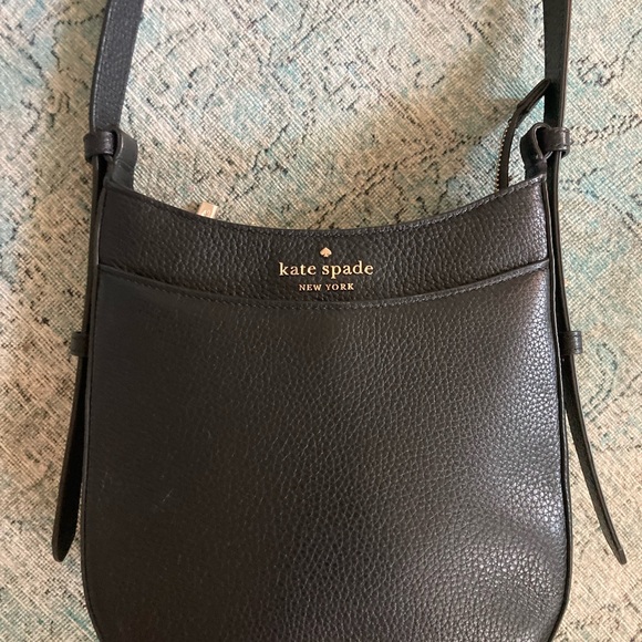 kate spade Handbags - Kate Spade CrossBody Black Leather